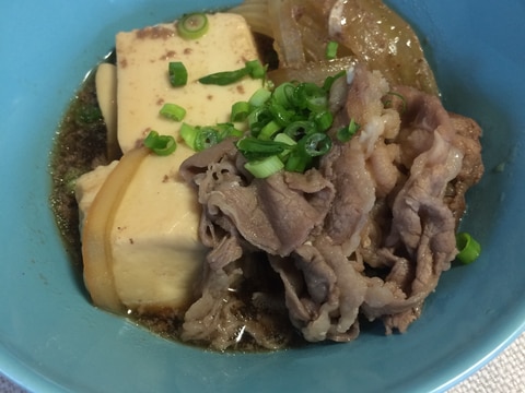 うちのおかず　肉豆腐